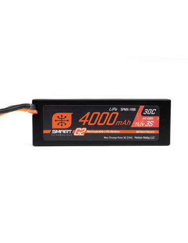 11.1V 4000mAh 3S 30C Smart G2 Hardcase LiPo...