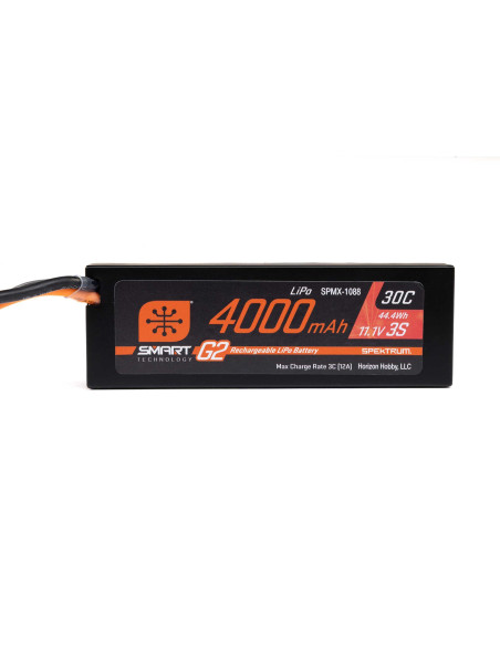 11.1V 4000mAh 3S 30C Smart G2 Hardcase LiPo Battery: IC5