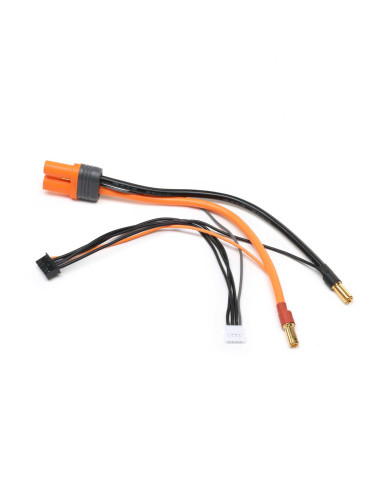 Adapter: IC5 Battery - 5mm Male Bullets with 6"...