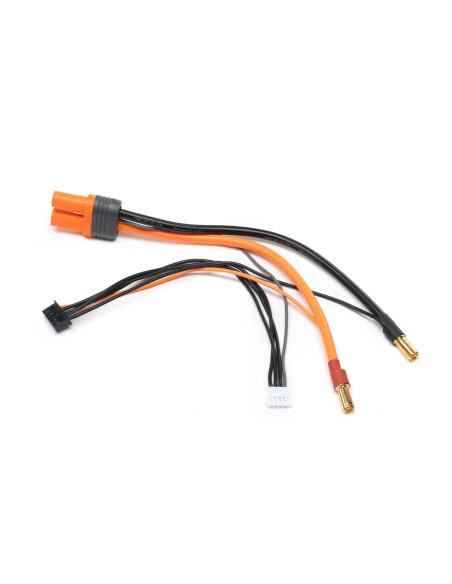 Adapter: IC5 Battery - 5mm Male Bullets with 6" wire: 2S-4S Smart Race Batteries