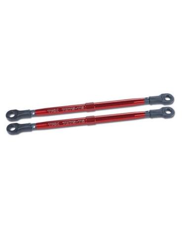 5338R Traxxas Aluminum Toe Link Tubes 128mm (Red) (2)