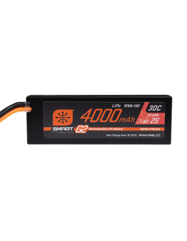 7.4V 4000mAh 2S 30C Smart G2 Hardcase LiPo...
