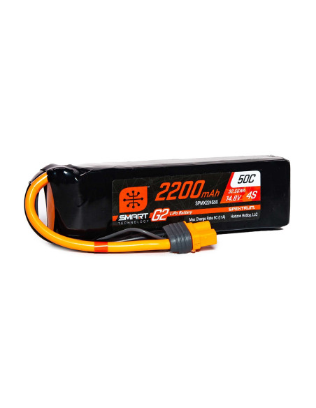 Smart Powerstage Air Bundle: G2 2200mAh 4S 50C LiPo IC3 & S250 Charger (2)