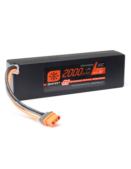 11.1V 2000mAh 3S 30C Smart G2 LiPo Battery: IC2