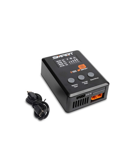 Smart Powerstage Surface Bundle: 810mAh 2S 50C LiPo Battery (IC2) - S100 Charger - 65W Power Supply - Adapter