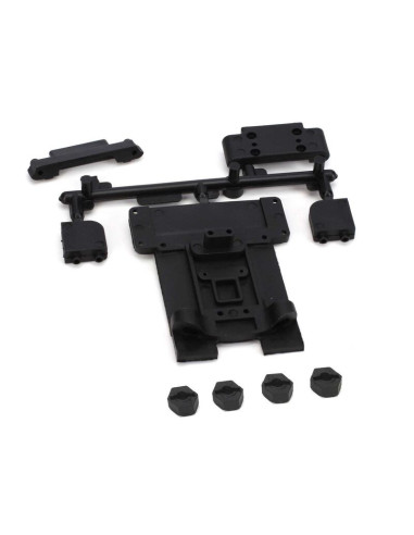 1-10 stadium truck rear suspension mount set