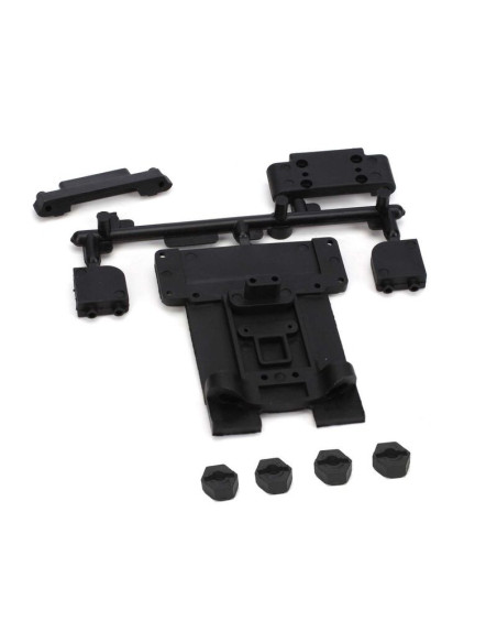 1-10 stadium truck rear suspension mount set