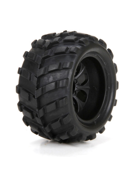 Front-rear premount tire:1:24 4wd ruckus