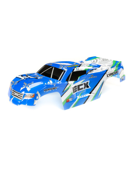 1-10 Painted Body  Blue-White: 2WD Circuit