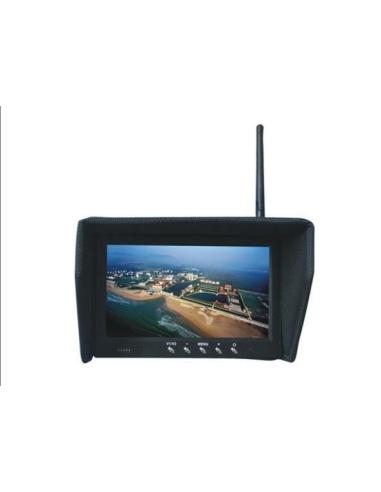 Monitor 7" para FPV con Receptor Wireless 5.8G 32 Canales.
