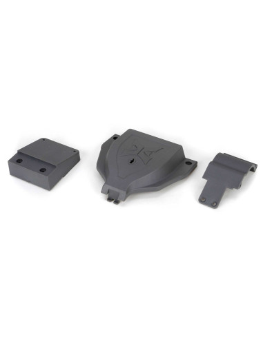 Electronics Cover and Rear Mount: 1-10 2WD...