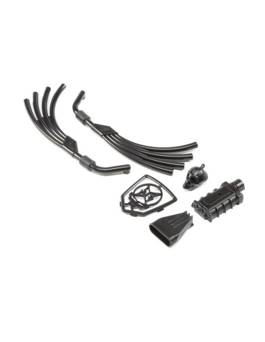 Motor  Exhaust and Grill Parts  Black: Doomsday