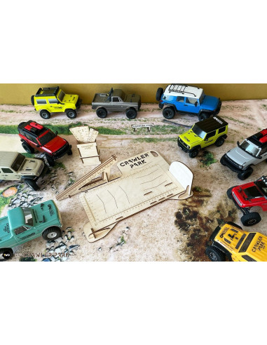 Set-Up System Table 1/24 & 1/18 Rc Crawler Park