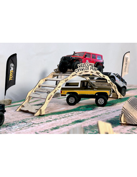 WELCOME KIT of 5 obstacles for RC Crawler Park course 1/24 & 1/18 scale