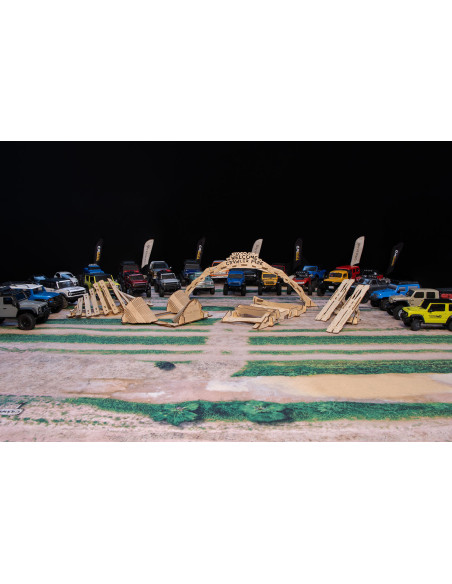 WELCOME KIT of 5 obstacles for RC Crawler Park course 1/24 & 1/18 scale
