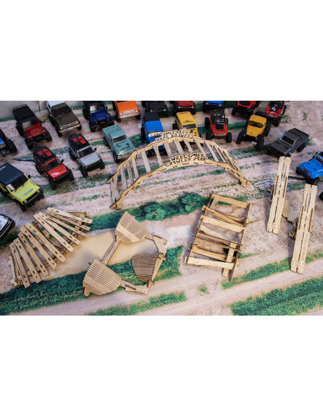 WELCOME KIT of 5 obstacles for RC Crawler Park course 1/24 & 1/18 scale