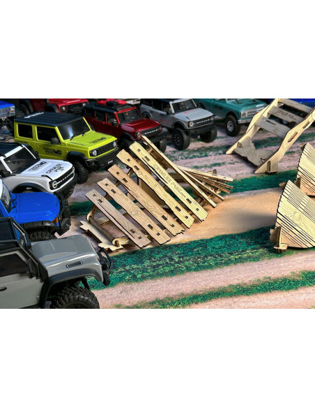 HOME KIT of 3 obstacles for RC Crawler Park course 1/24 & 1/18 scale