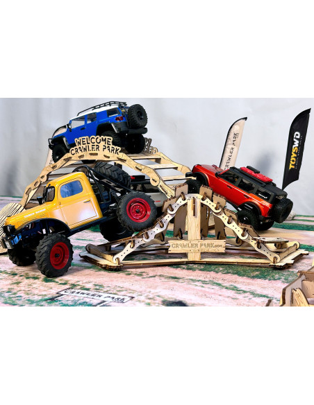 HOME KIT of 3 obstacles for RC Crawler Park course 1/24 & 1/18 scale
