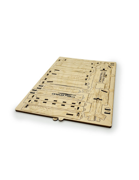 BASIC KIT of 2 obstacles for RC Crawler Park course 1/24 & 1/18 scale