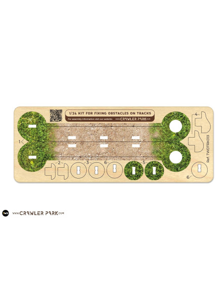 1/24 Kit for fixing obstacles on tracks Crawler Park