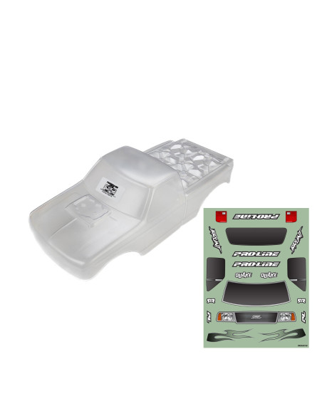 Pre-Cut Brunt Clear Body: ARRMA QUAKE 223S