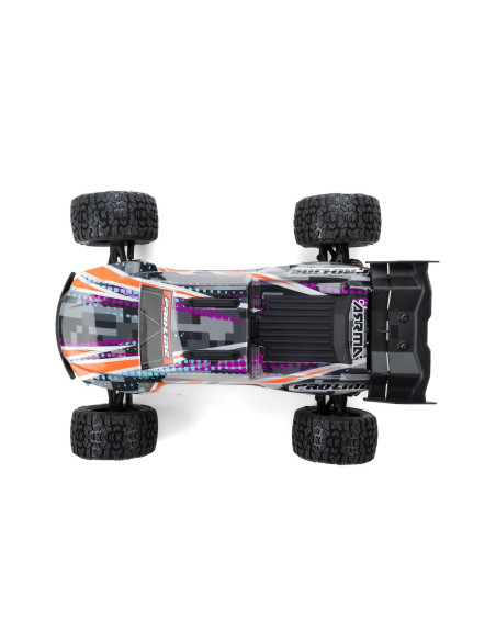 Jaeger Front-Rear MT Tires MTD 12mm Black Split Six (2): ARRMA MINI KRATON