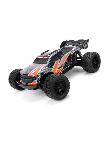 Jaeger Front-Rear MT Tires MTD 12mm Black Split Six (2): ARRMA MINI KRATON