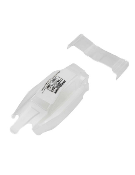 1-24 Pre-Cut Crowd Pleazer Clear Body with ESC Relocator: Losi Micro-B