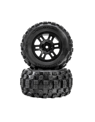 Badlands Front-Rear Tires MTD 12mm Black Split...