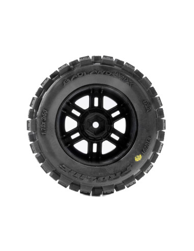 Badlands Front-Rear Tires MTD 12mm Black Split...