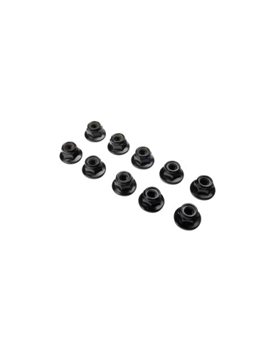 Flanged Nylock Nut  M5 STL (10)