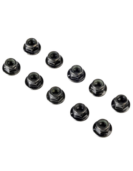 Flanged Nylock Nut  M6 STL (10)