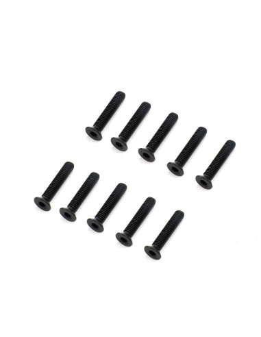 Flat Head Screws  M5 x 25mm STL (10)