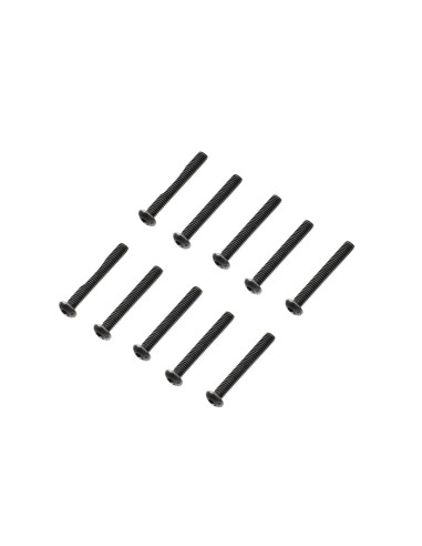Button Head Screws  M4 x 30mm STL (10)