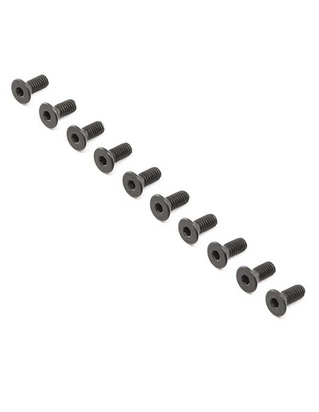 Flat Head Screws  M4 x 10mm STL (10)