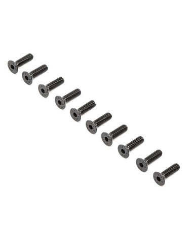 Flat Head Screws  M4 x 12mm STL (10)