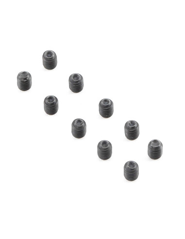 Set Screw  M4 x 5mm Flat Point  STL (10)