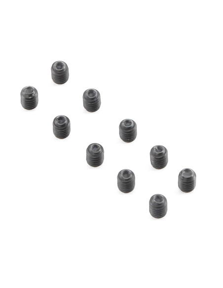 Set Screw  M4 x 5mm Flat Point  STL (10)
