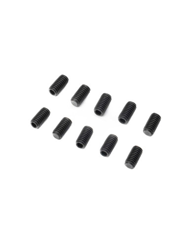 Set Screw  M4 x 8mm Cup Point  STL (10)