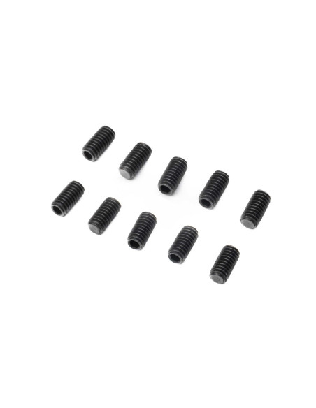 Set Screw  M4 x 8mm Cup Point  STL (10)