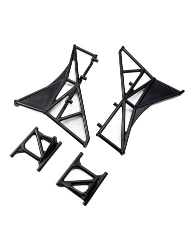 Fender Mounts and Cage  Rear  Left-Right:...