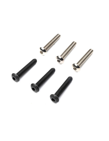 Lower Shock Mounting Screw Set  5mm (6): All 5IVE