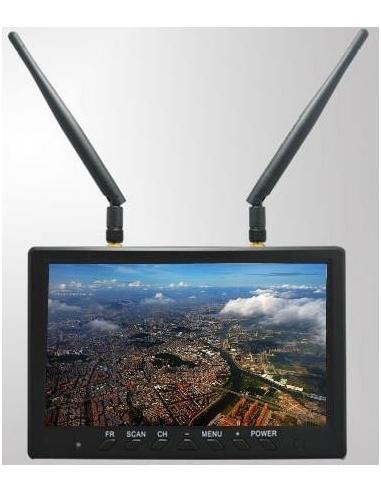 Monitor LCD 7" Diversity 5,8Ghz.