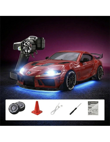 1:43 4WD Drift-Race Car SUPRA RTR - red