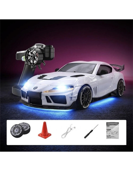 1:43 4WD Drift-Race Car SUPRA RTR - white