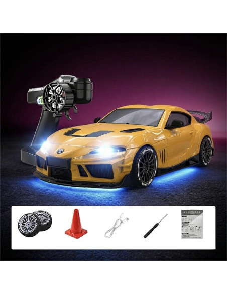 1:43 4WD Drift-Race Car SUPRA RTR - yellow