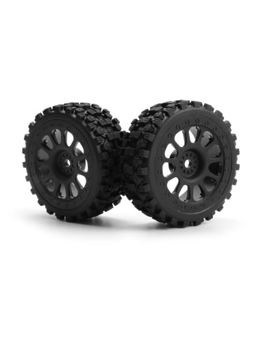 Assembled Wheel & Tyre Set (2pcs)