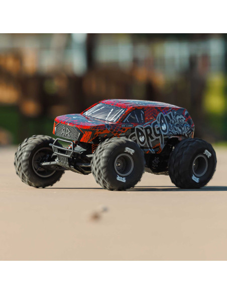1-10 GORGON 223S 2WD RTR Brushless Monster Truck  Red-Black