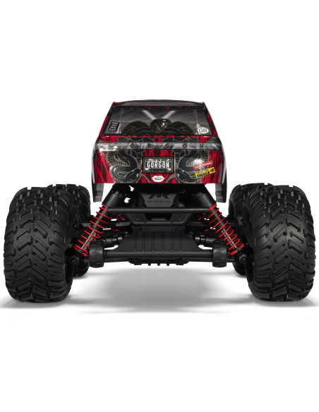 1-10 GORGON 223S 2WD RTR Brushless Monster Truck  Red-Black
