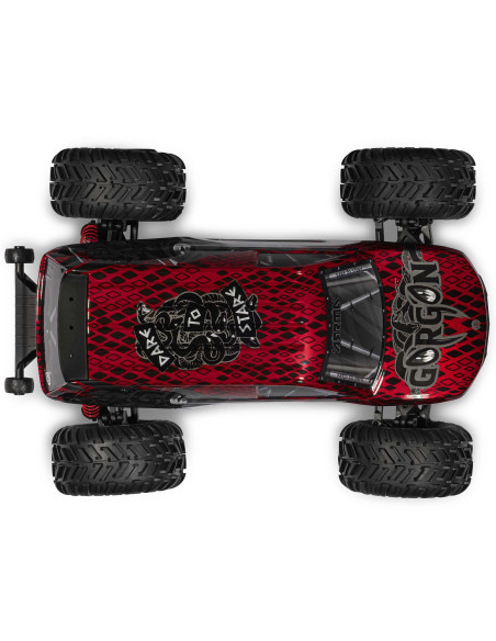 1-10 GORGON 223S 2WD RTR Brushless Monster Truck  Red-Black